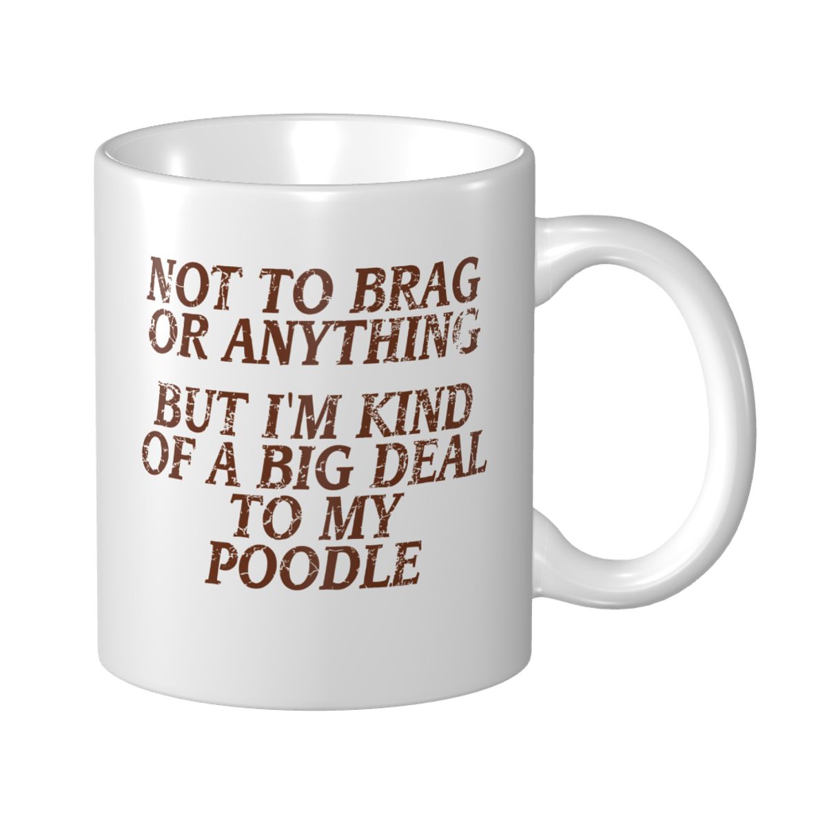 Coffee Tea Jokes - Mark Cup Mug Poodle Joke Dog