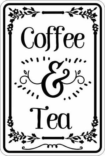 Coffee Tea Jokes - Coffee and Tea 8x12 funny joke
