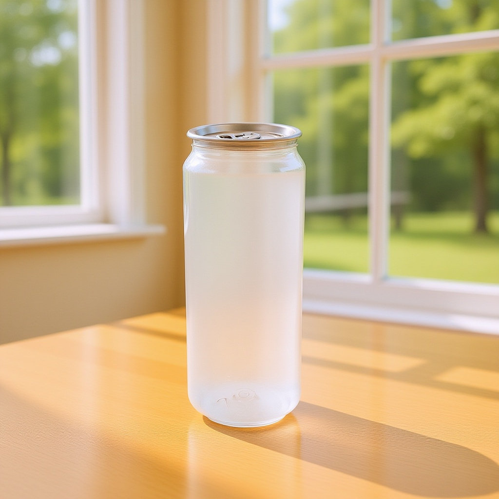Water Tea And Coffee - 5pcs Transparent Beverage Cans Easy Open