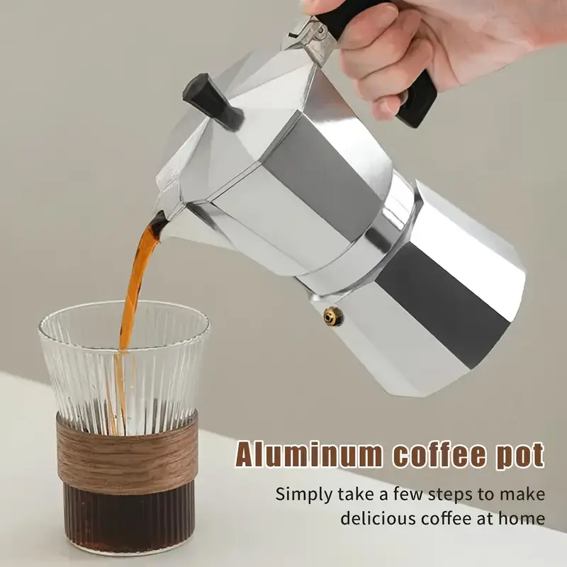 Moka Pot Stove - Classic Aluminum Moka Pot 50-300ML Household