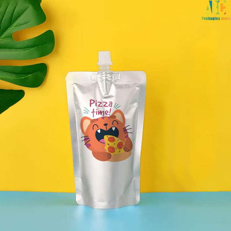 Coffee Tea House - Aluminum Foil Spout Bag with Customized