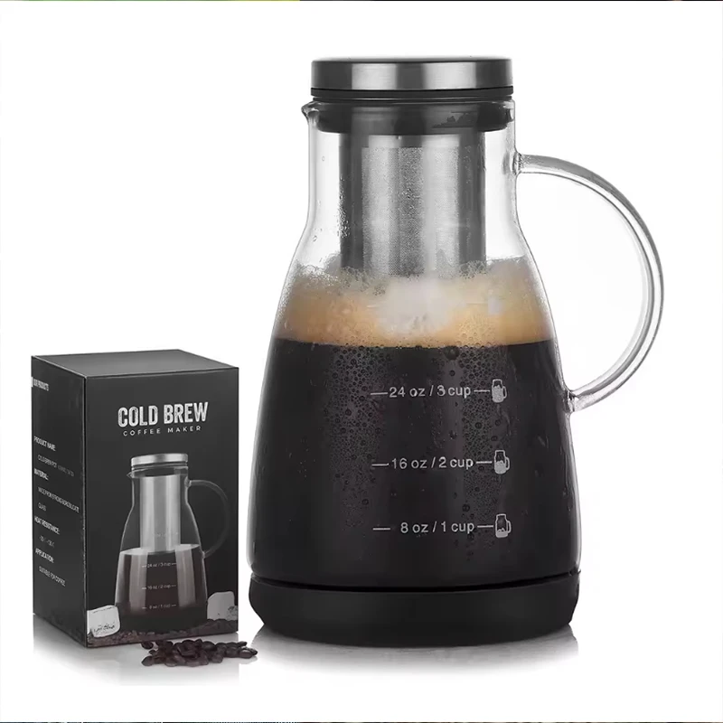 Coffee And Tea Glass - 960ml Espresso Ice Drip Maker Glass