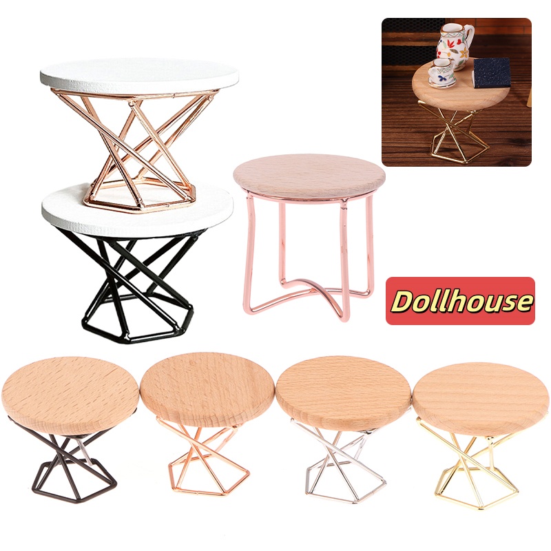 Coffee Y Tea - 1/12 Dollhouse Simulation Coffee Table Round