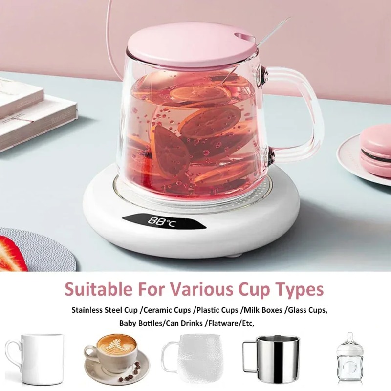 1pc Intelligent Constant Tempe - Coffee Tea Warmer 评论和价格