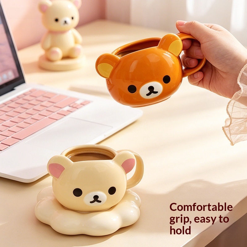 New Rilakkuma Ceramic Mug Cart - Coffee Y Tea 评论和价格