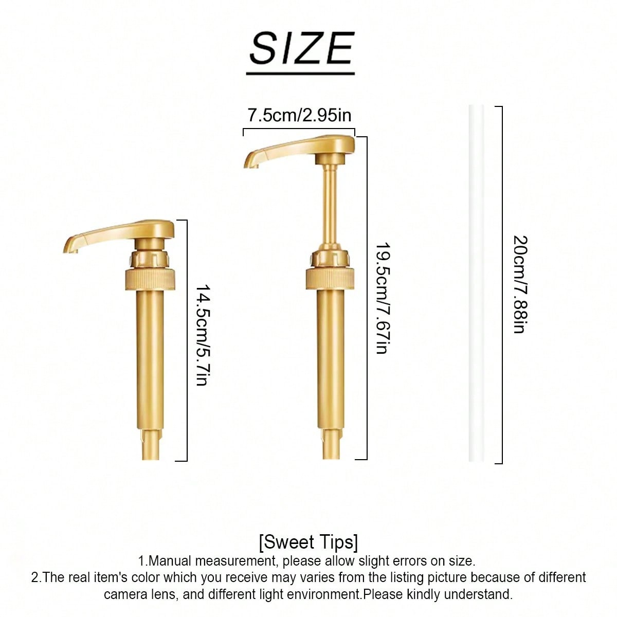 1/2/4/6Pcs Golden Syrup Pump,  - Coffee Tea Vending Machine 评论和价格