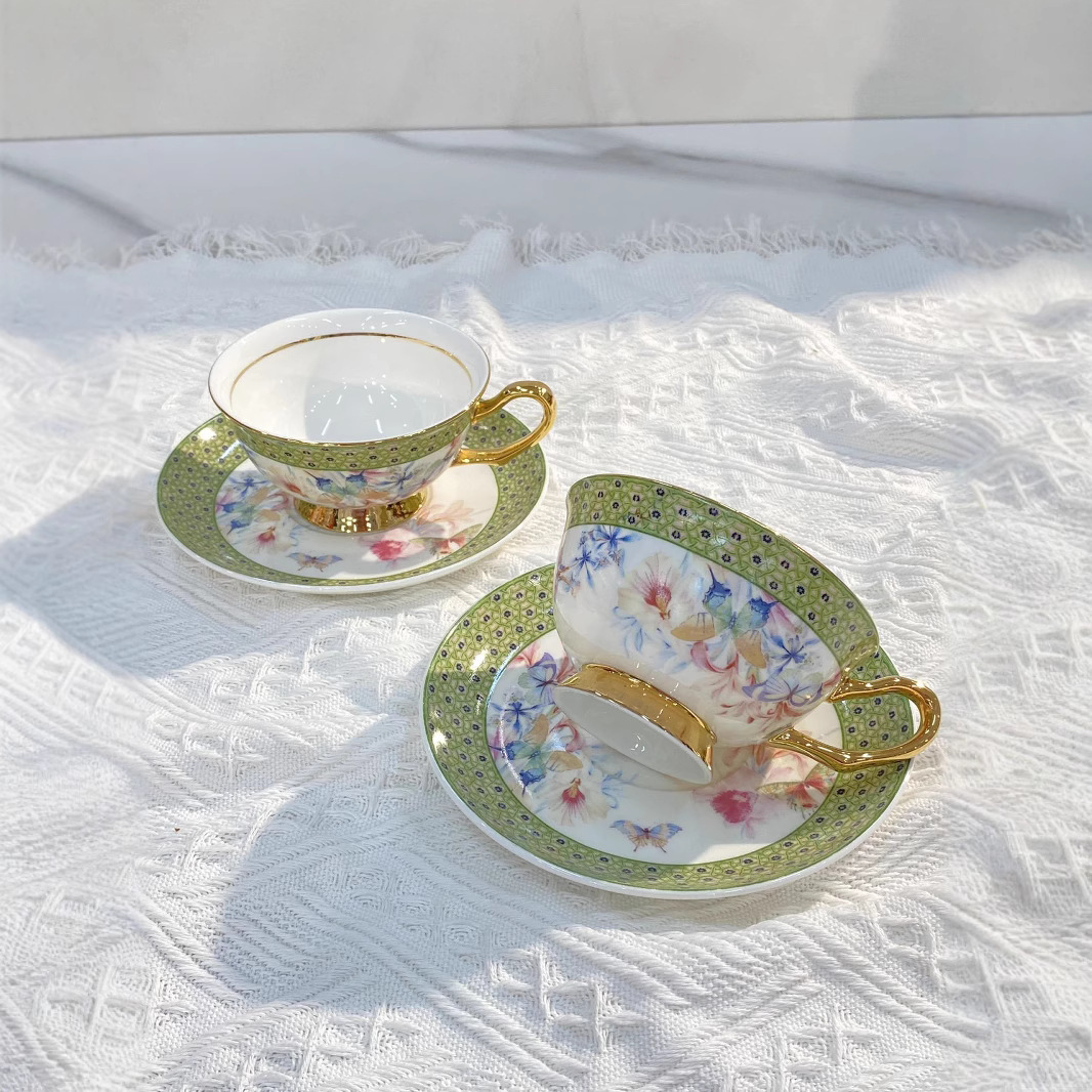 Classical Porcelain Cup&saucer - Water Tea And Coffee 评论和价格