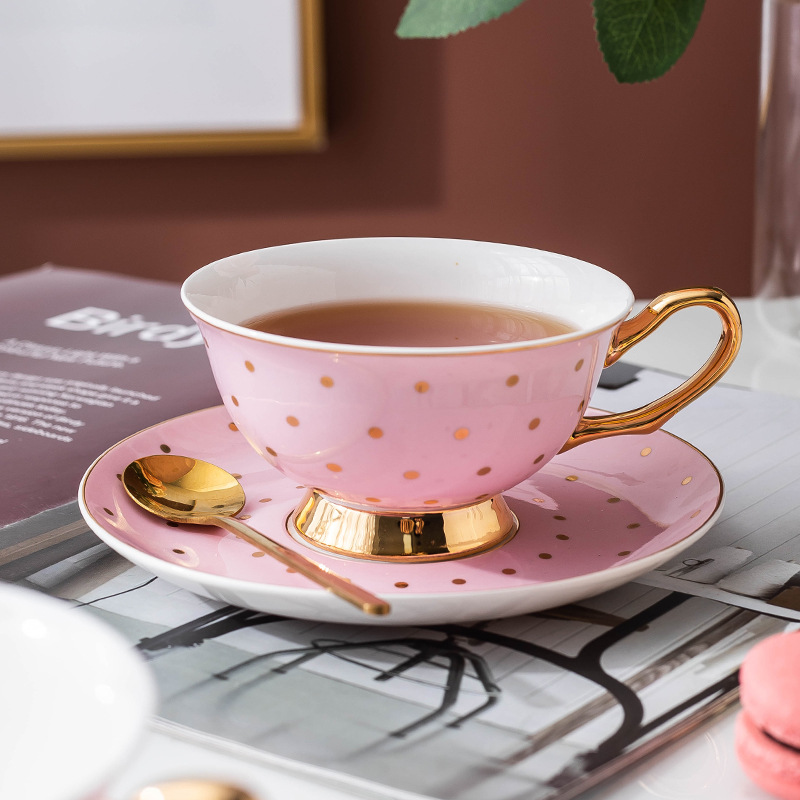 Ceramic Pink Coffee Mugs with  - Water Tea And Coffee 评论和价格