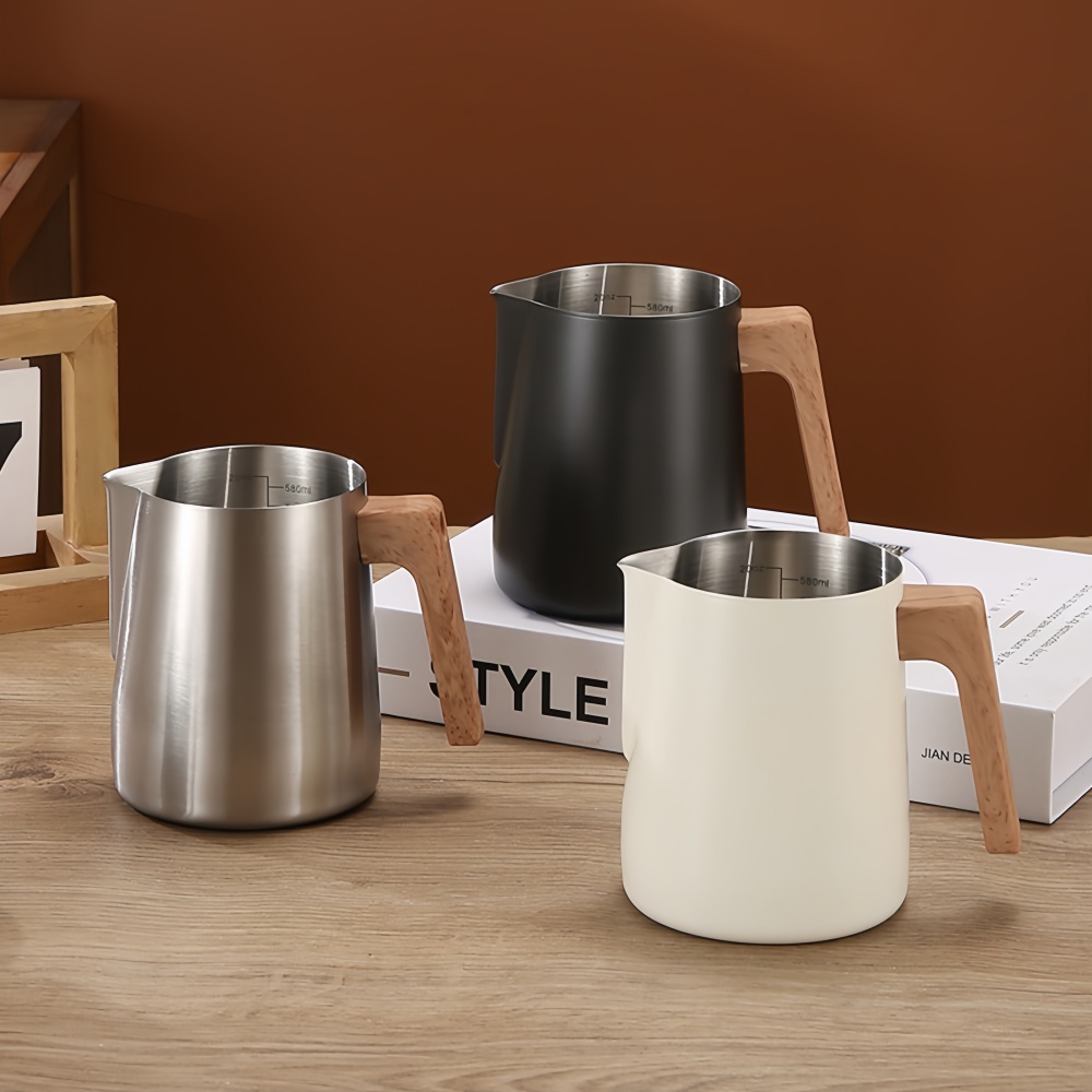 Coffee Milk Frothing Pitcher J - Barista Milk Jug 评论和价格