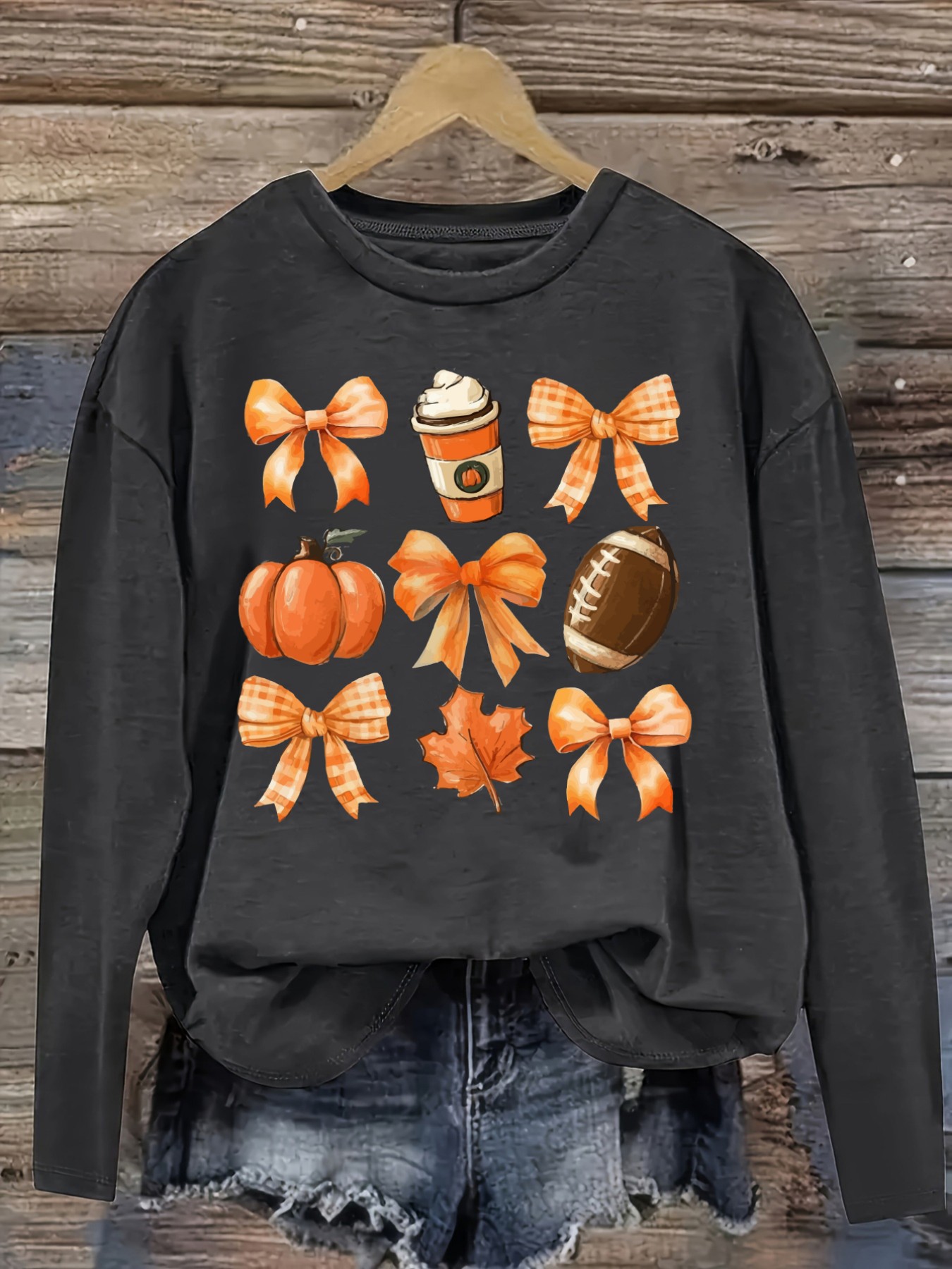 Women's Casual Long Sleeve Cre - Coffee & Tea Collective 评论和价格