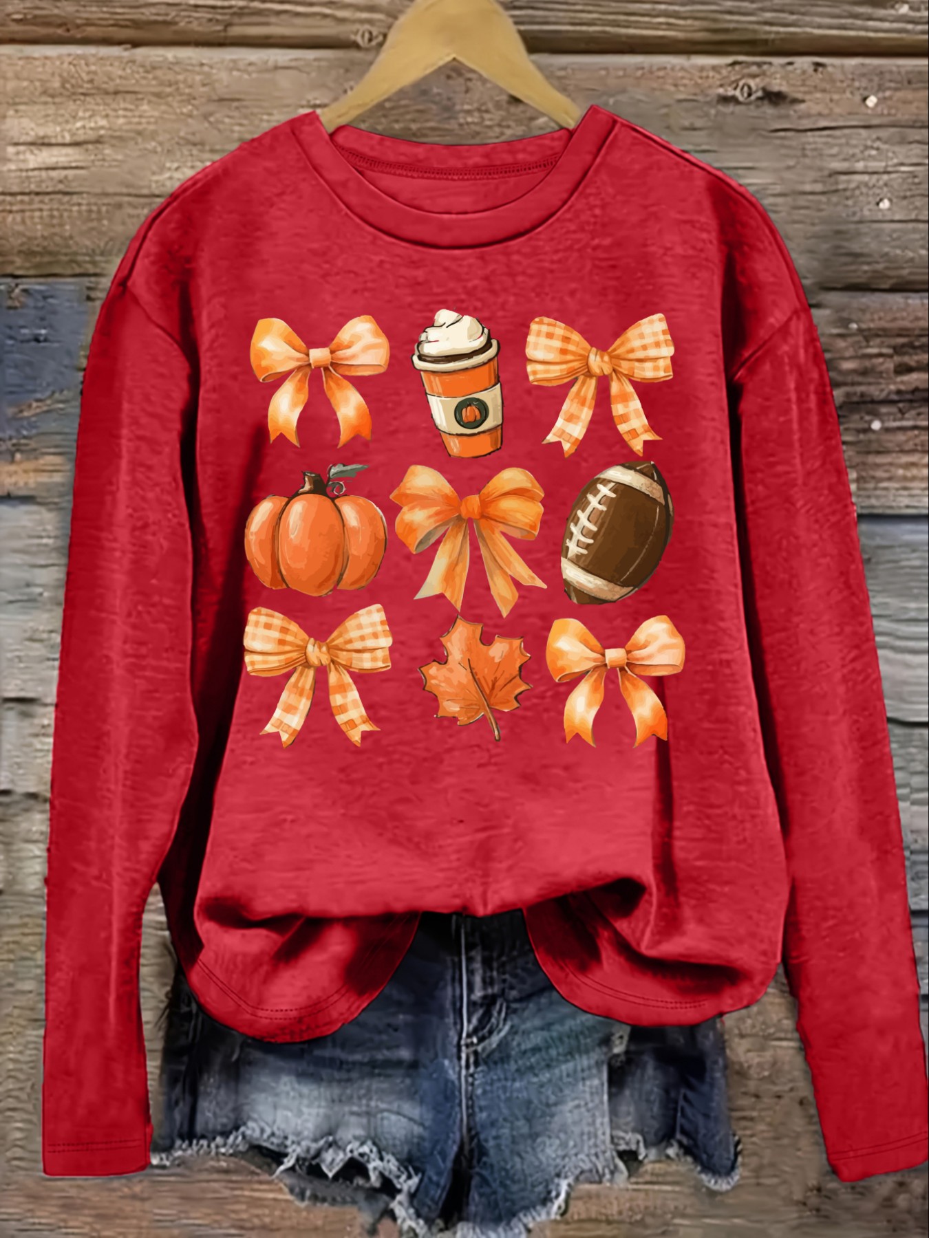 Women's Casual Long Sleeve Cre - Coffee & Tea Collective 评论和价格