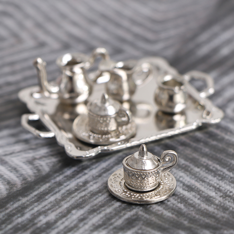 10pcs/Set 1/12 Dollhouse Minia - Coffee Tea House 评论和价格