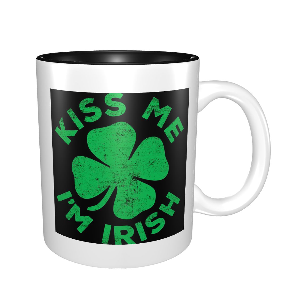 Kiss Me I'm Irish Mug Funny Ce - Coffee Tea You And Me 评论和价格