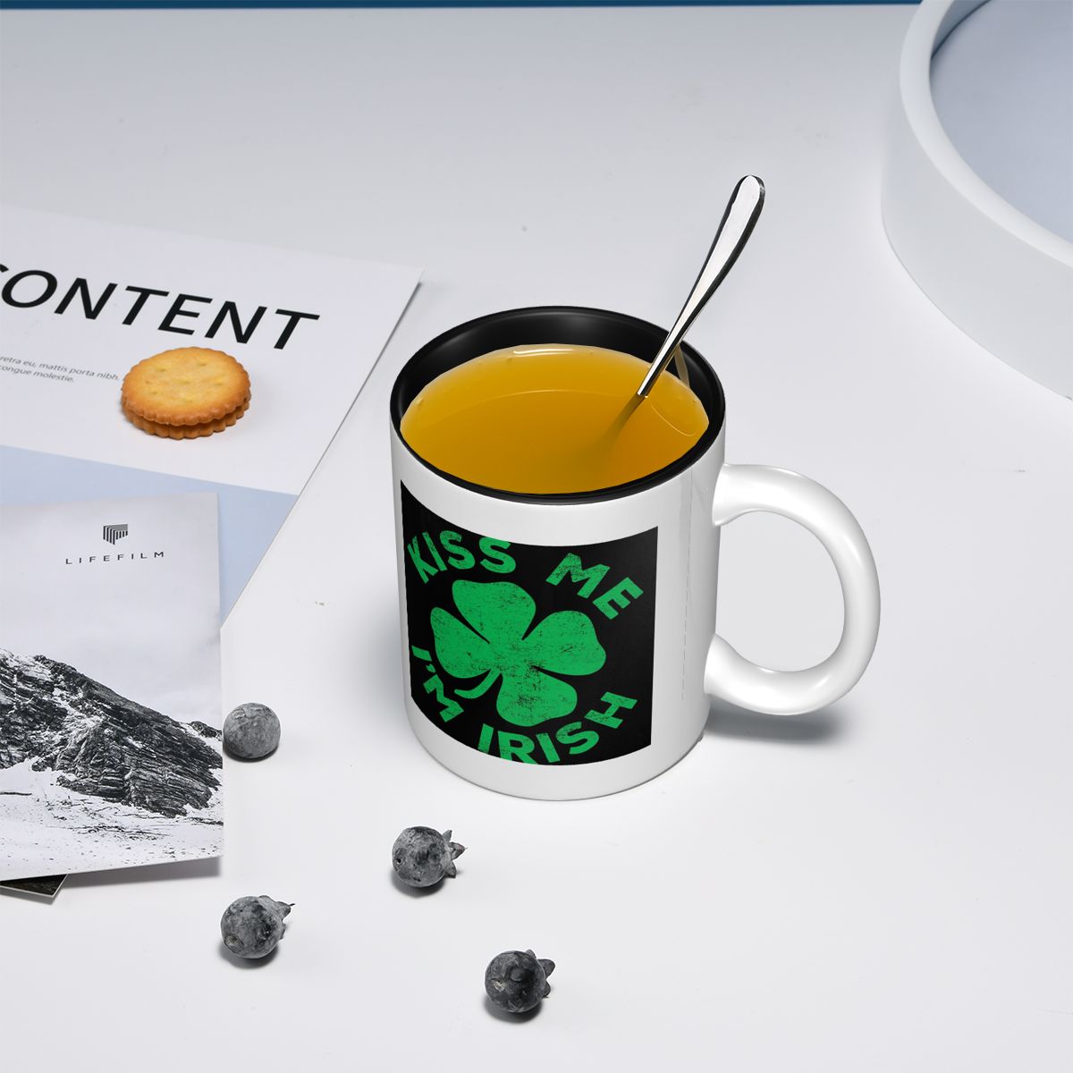 Kiss Me I'm Irish Mug Funny Ce - Coffee Tea You And Me 评论和价格