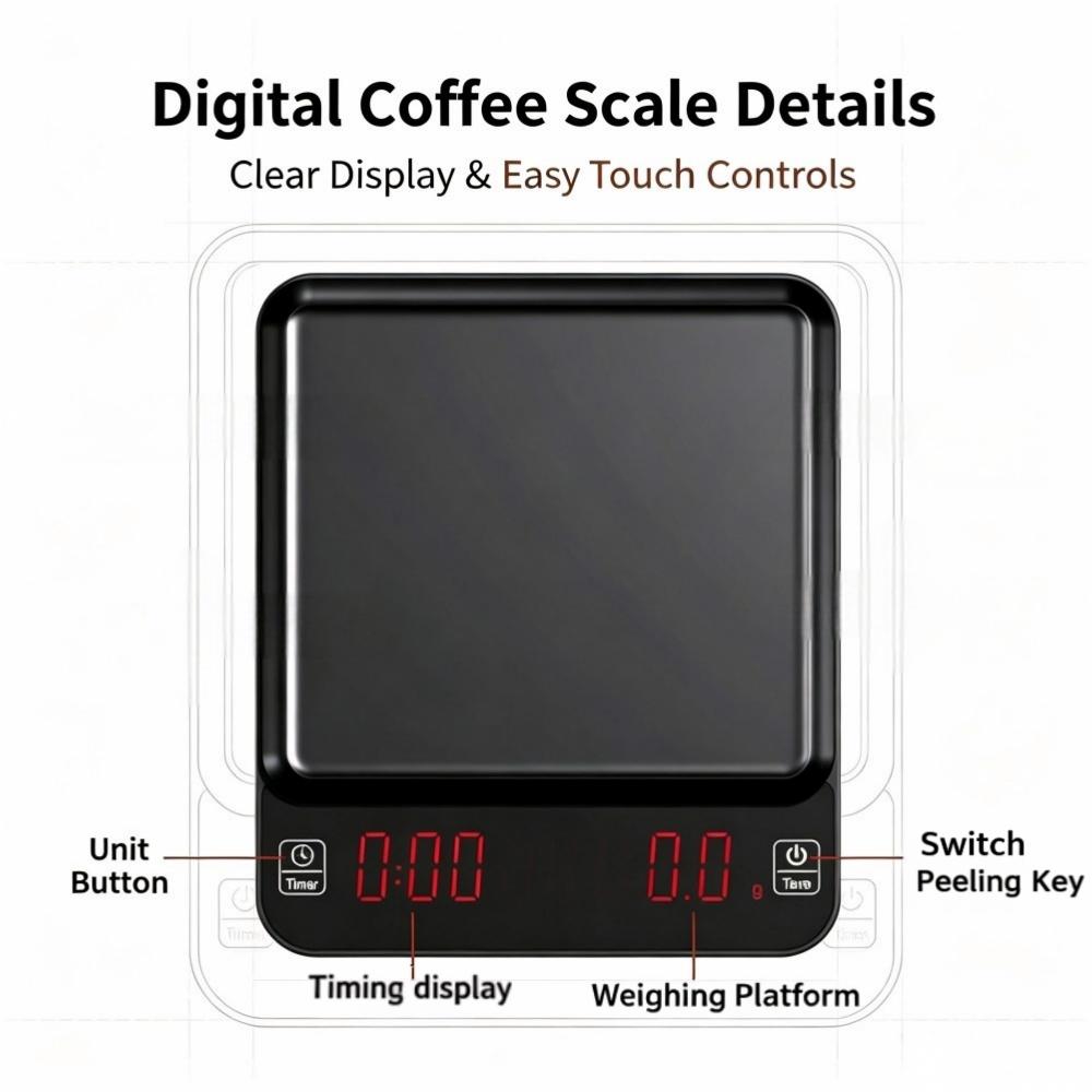 3kg/0.1g High Precision Digita - Coffee & Tea Collective 评论和价格