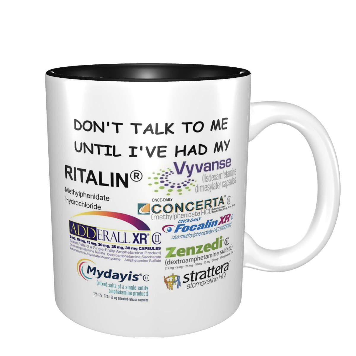 Dont Talk To Me Mug Funny Cera - Coffee Tea You And Me 评论和价格