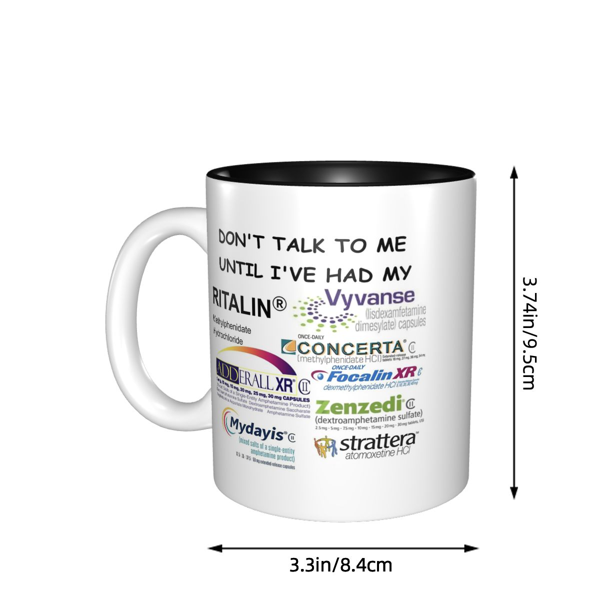Dont Talk To Me Mug Funny Cera - Coffee Tea You And Me 评论和价格