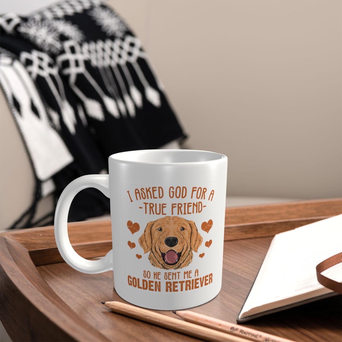 Mark Cup Mug Golden Retriever  - Coffee Tea You And Me 评论和价格