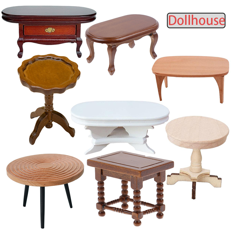 1:12 Dollhouse Miniature Round - Coffee Y Tea 评论和价格