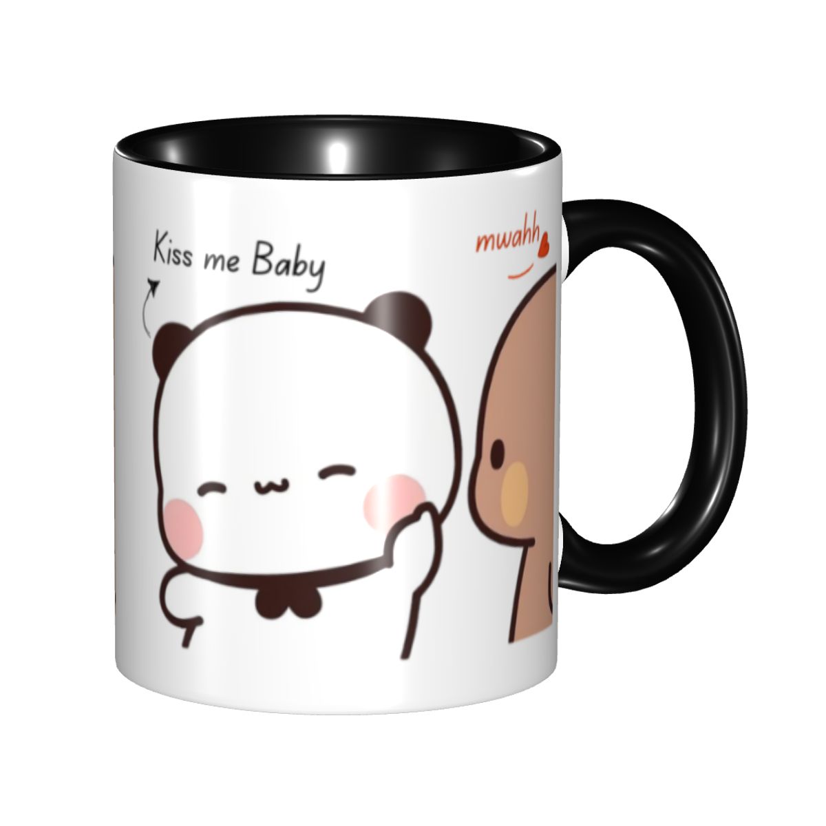 Personalized Kiss Me Baby Mwah - Coffee Tea You And Me 评论和价格