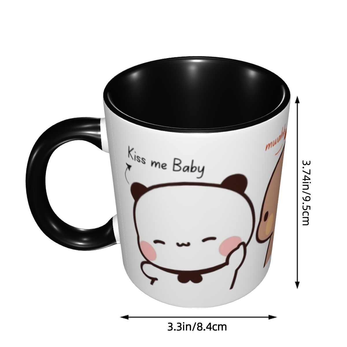 Personalized Kiss Me Baby Mwah - Coffee Tea You And Me 评论和价格