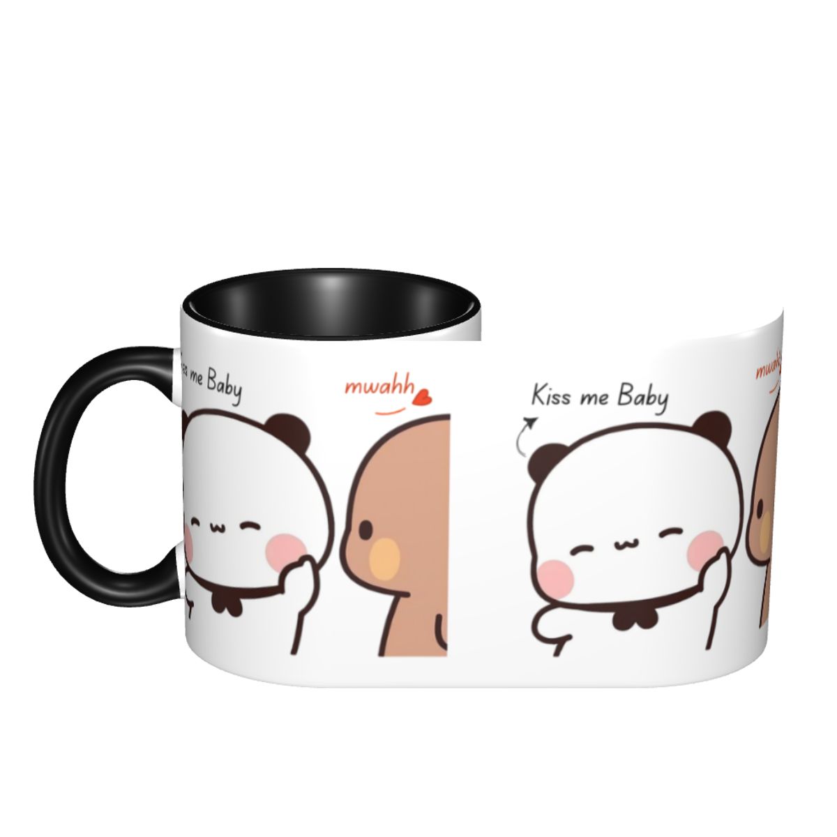 Personalized Kiss Me Baby Mwah - Coffee Tea You And Me 评论和价格