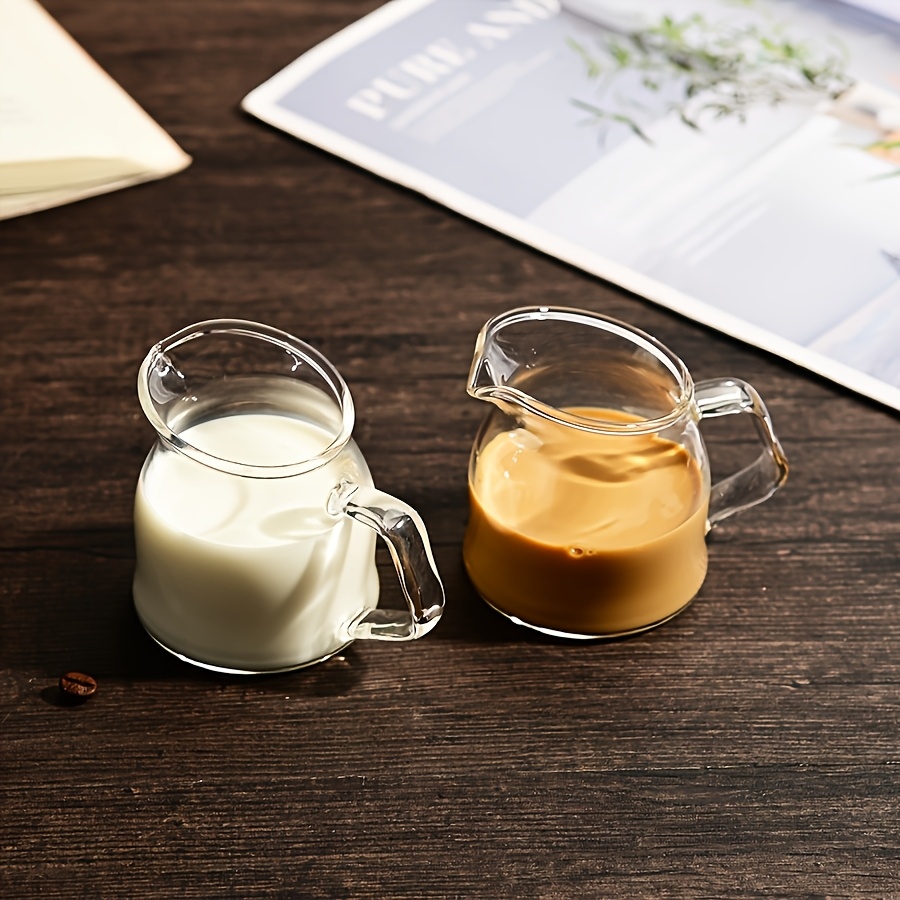 2pcs Mini Glass Espresso Cup C - Barista Milk Jug 评论和价格