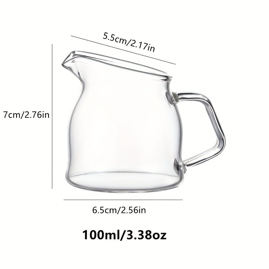 2pcs Mini Glass Espresso Cup C - Barista Milk Jug 评论和价格