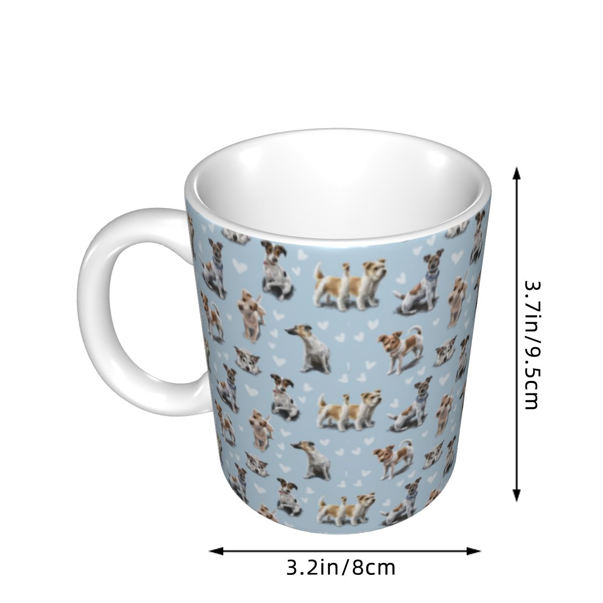 Customized Jack Russell Terrie - Coffee Tea Love 评论和价格