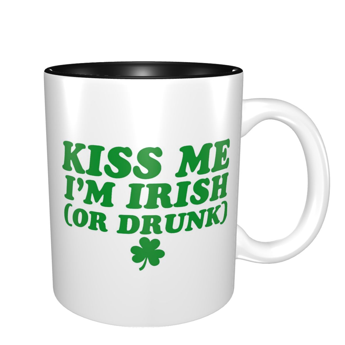 Kiss Me I'm Irish Mug Funny Ce - Coffee Tea You And Me 评论和价格