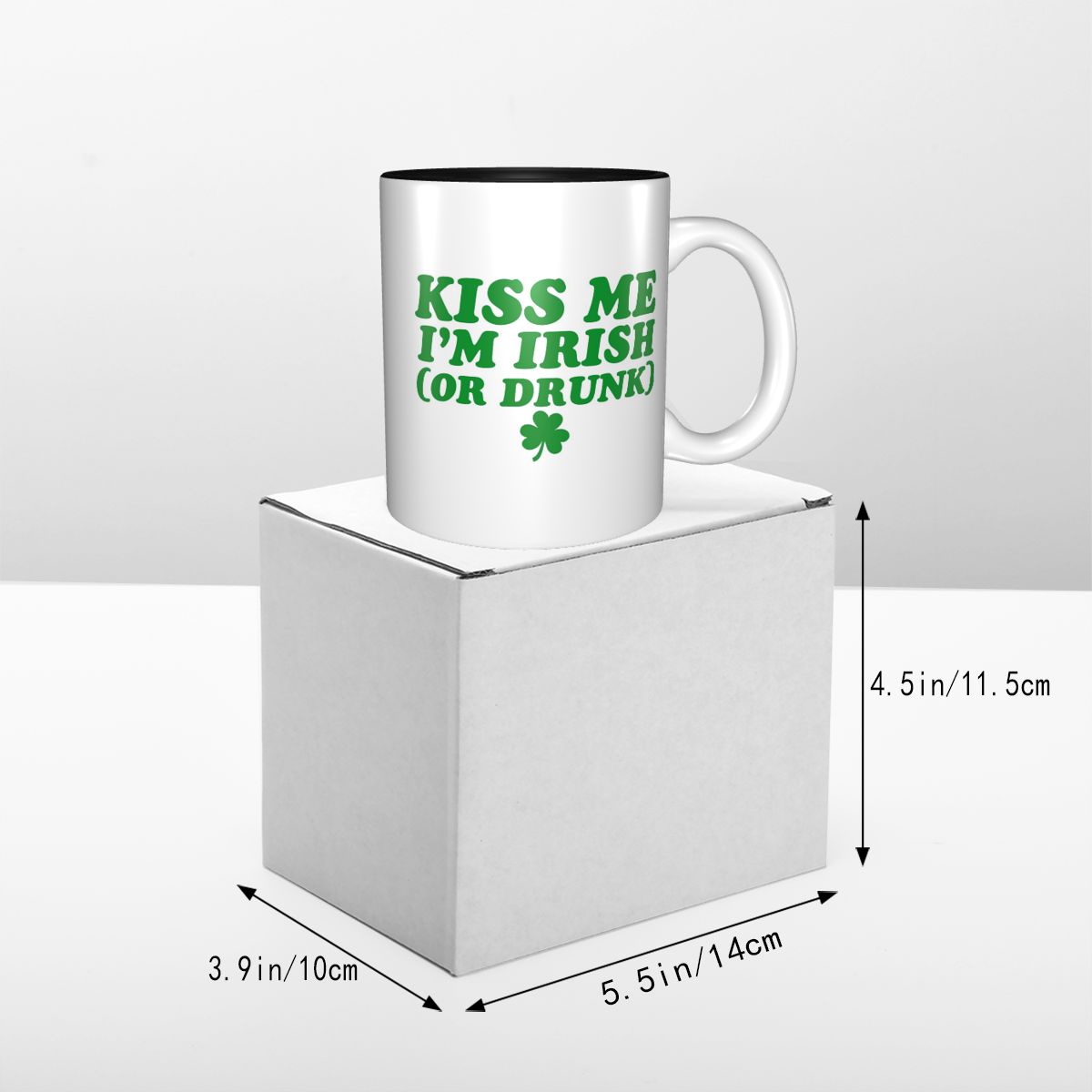 Kiss Me I'm Irish Mug Funny Ce - Coffee Tea You And Me 评论和价格