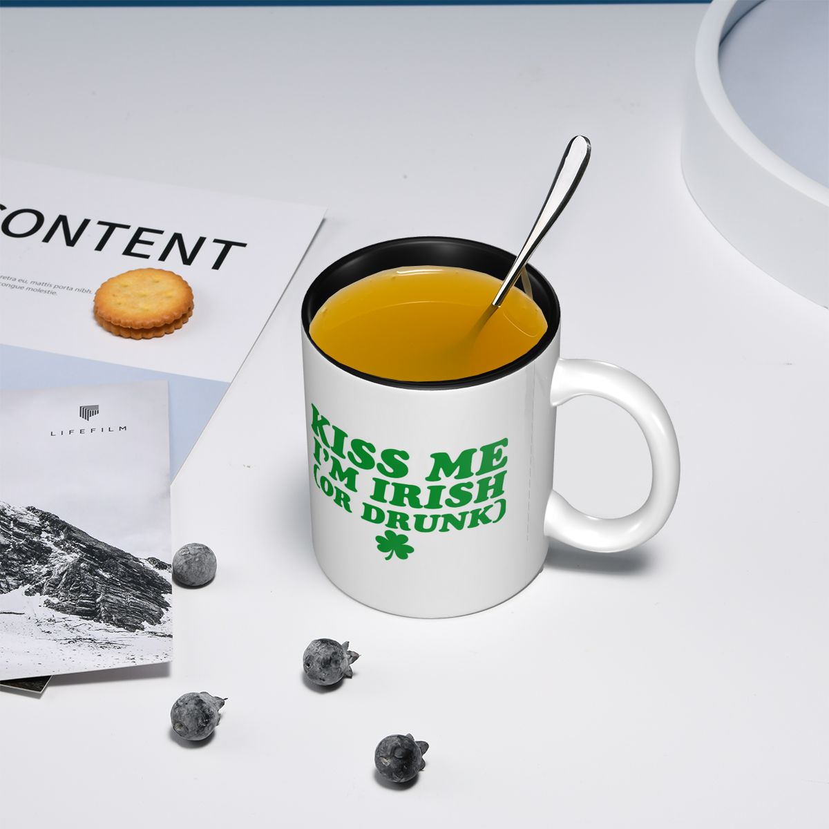 Kiss Me I'm Irish Mug Funny Ce - Coffee Tea You And Me 评论和价格