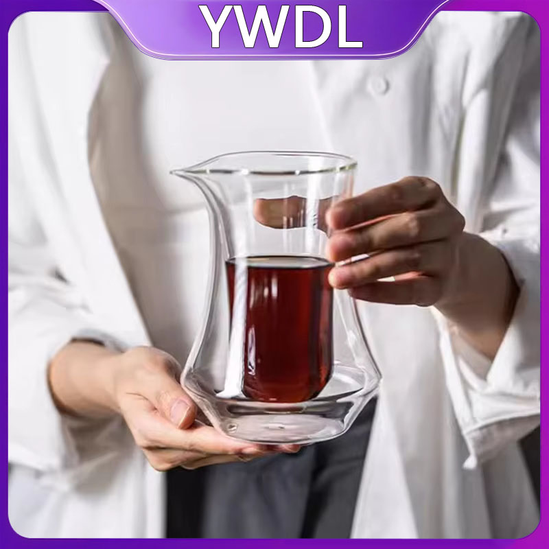 YWDL 300ml Double-layer Glass  - Coffee And Tea Glass 评论和价格