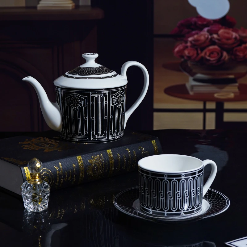 Simple European-Style Tea Set  - Coffee Tea Sugar Set 评论和价格