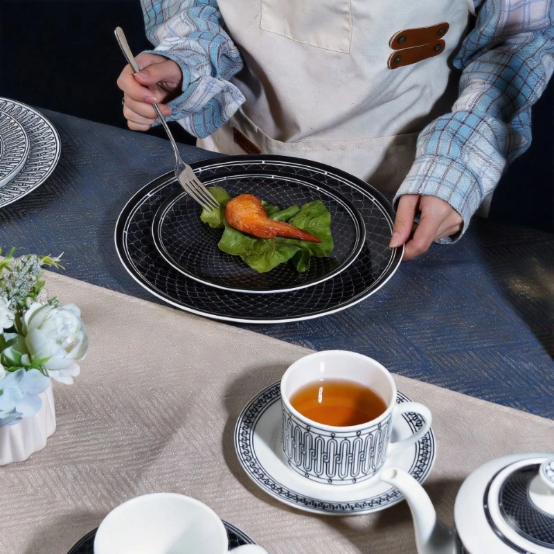 Simple European-Style Tea Set  - Coffee Tea Sugar Set 评论和价格