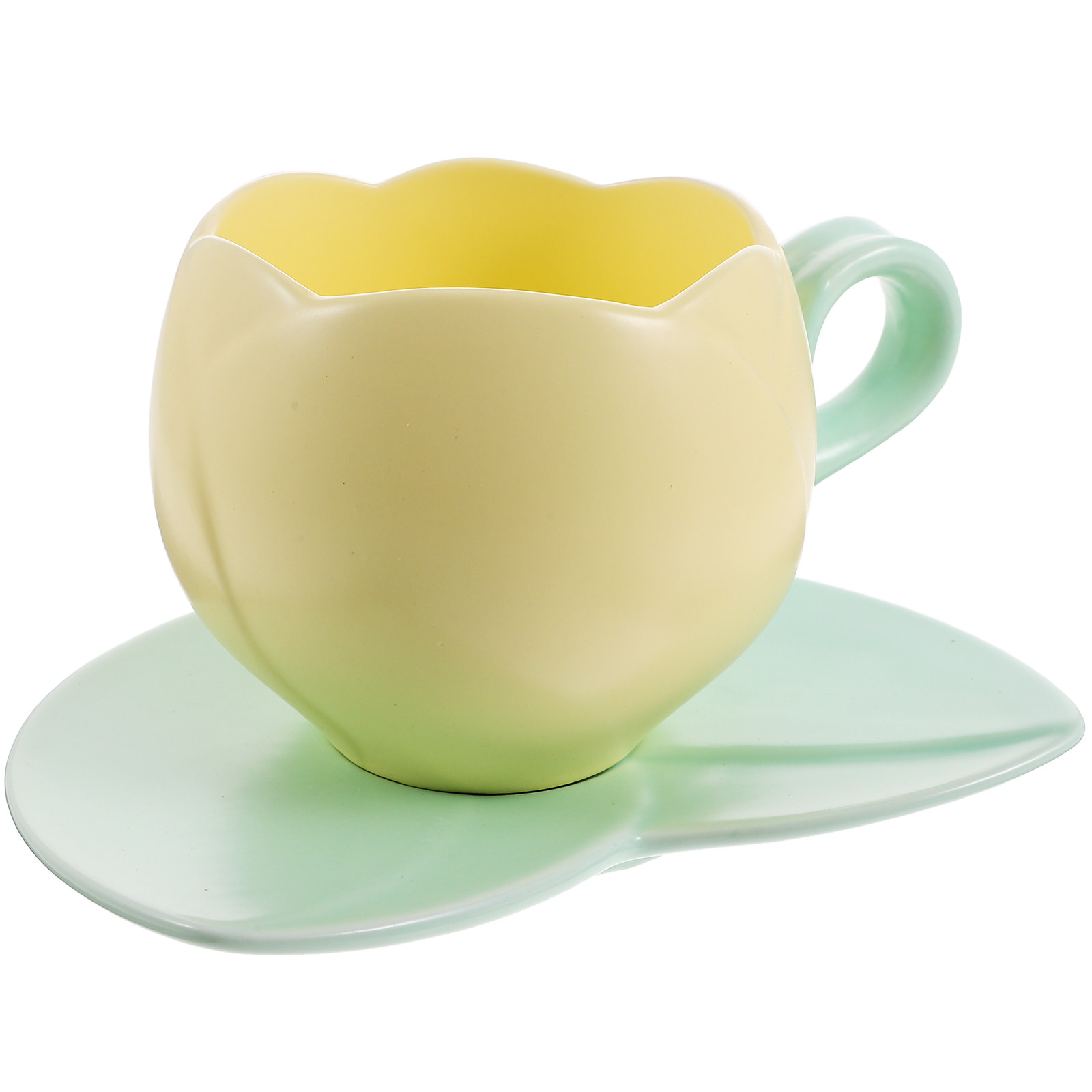 1Set Ceramic Coffee Cup with S - Water Tea And Coffee 评论和价格