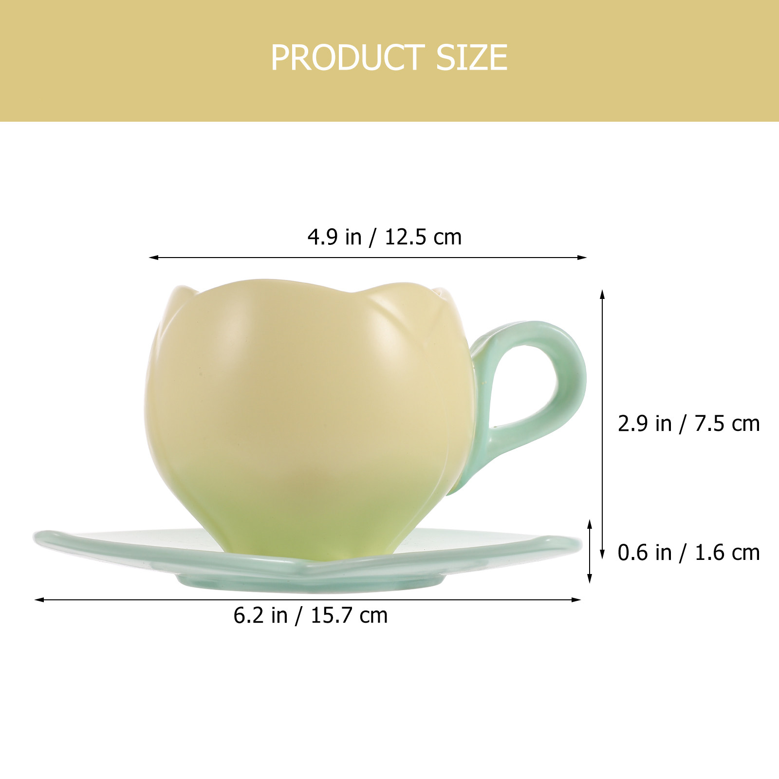 1Set Ceramic Coffee Cup with S - Water Tea And Coffee 评论和价格