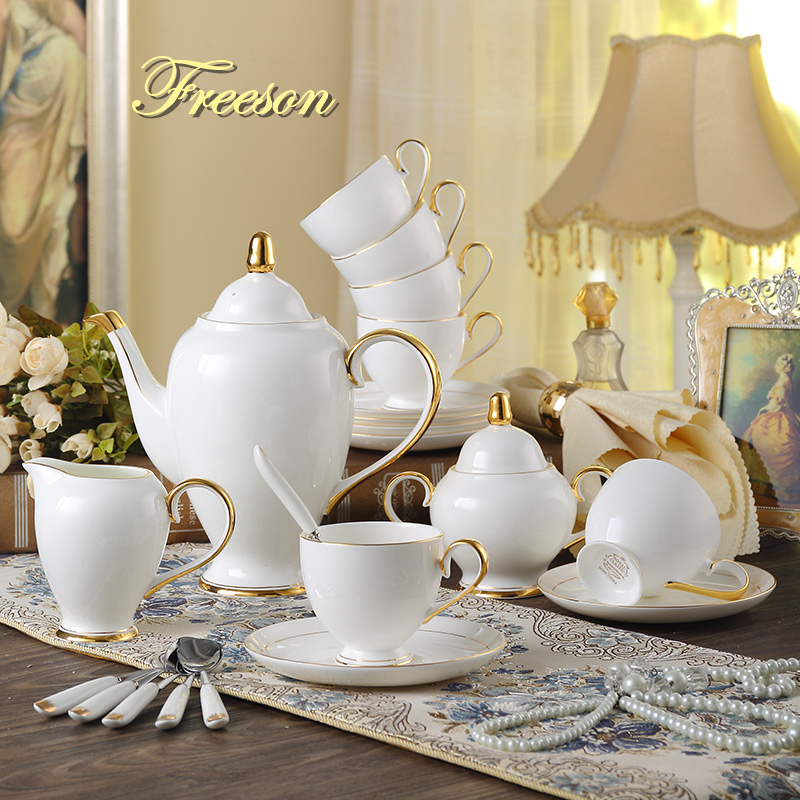 Grace Bone China Coffee Set Wh - Coffee Tea Sugar Set 评论和价格