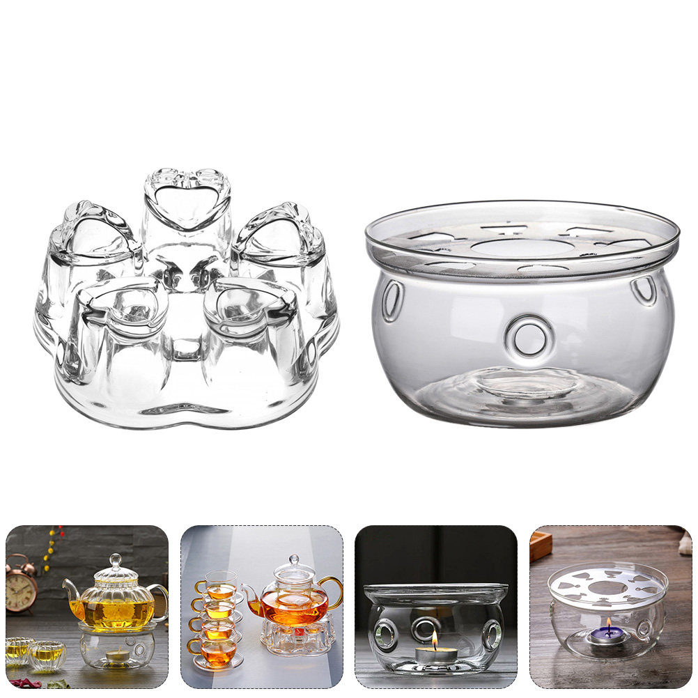 2Pcs High Quality Glass Teapot - Coffee Tea House 评论和价格