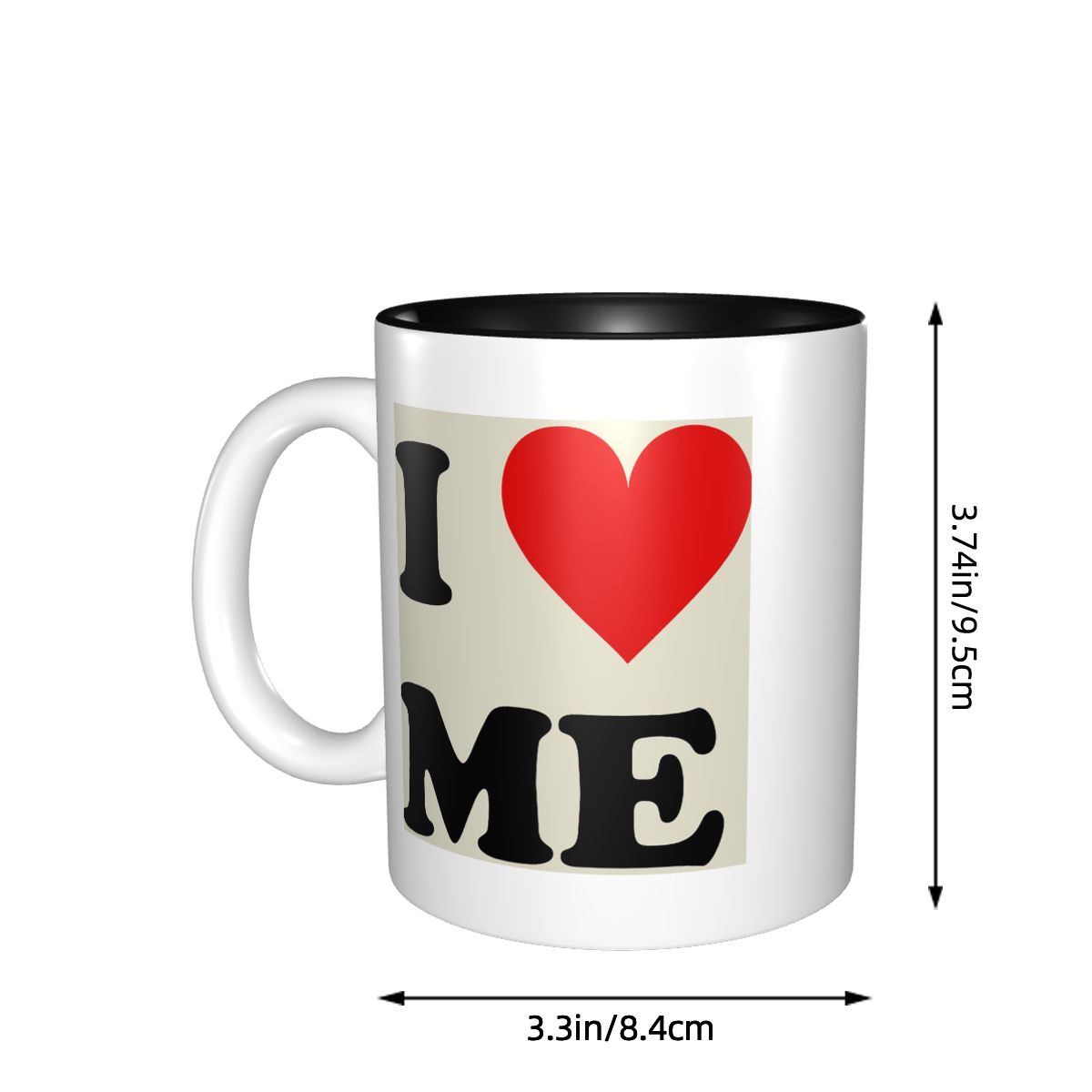 I Love Me Heart Mug Funny Cera - Coffee Tea You And Me 评论和价格
