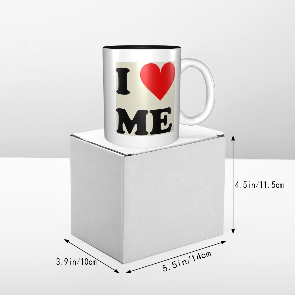 I Love Me Heart Mug Funny Cera - Coffee Tea You And Me 评论和价格