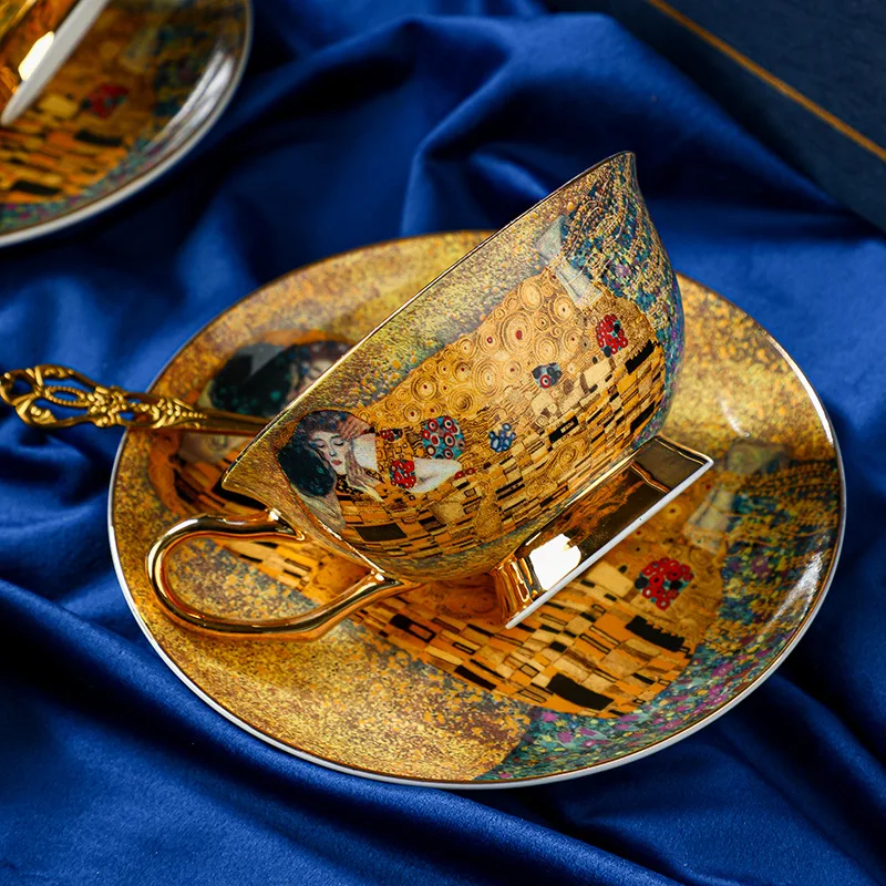 Royal Baroque Style Bone China - Coffee Tea Sugar Set 评论和价格