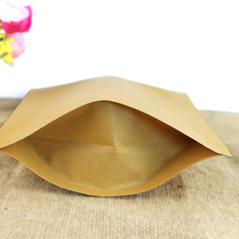 100PCS Stand-up Kraft Paper Fo - Coffee Tea House 评论和价格