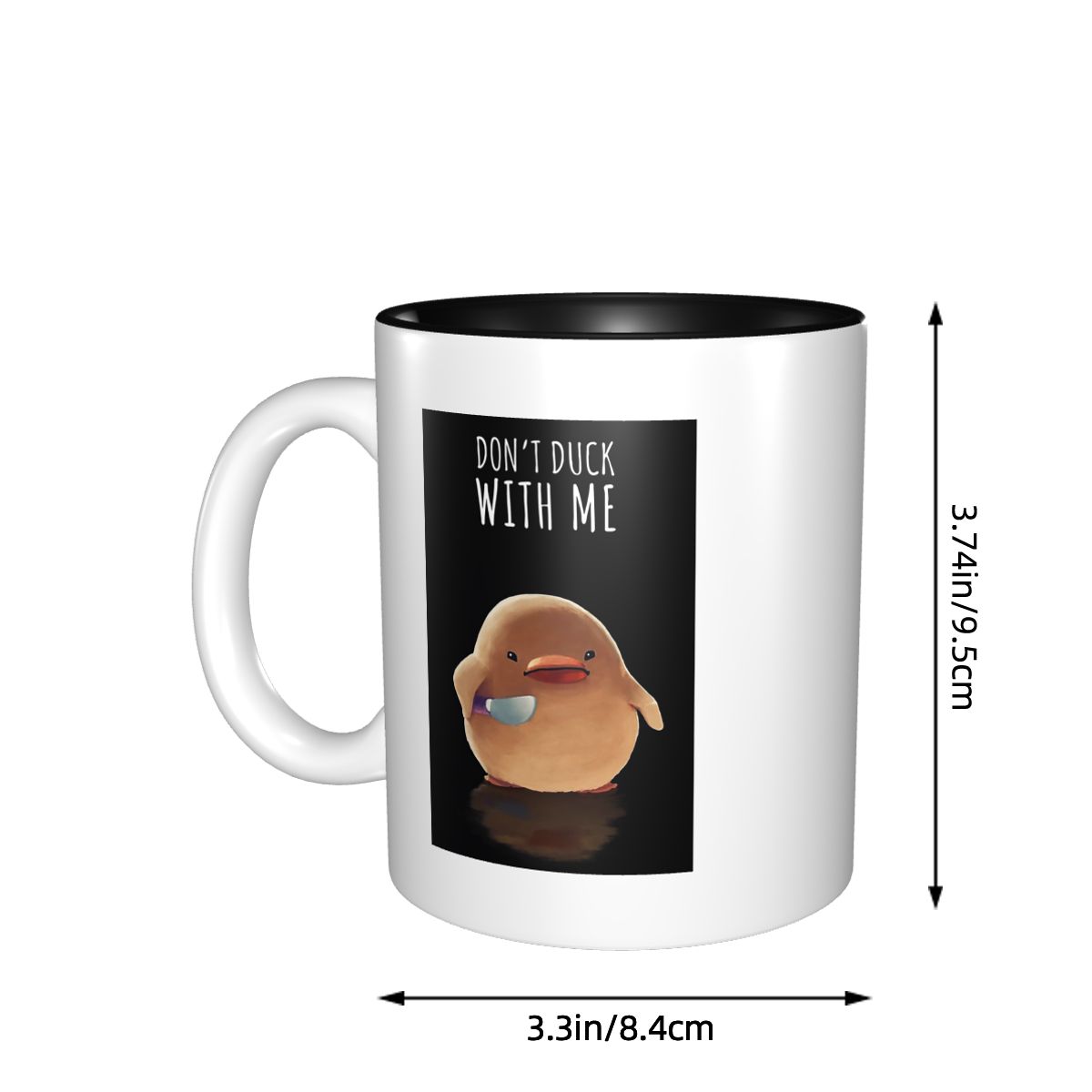 Don't Duck With Me - Meme Mug  - Coffee Tea You And Me 评论和价格