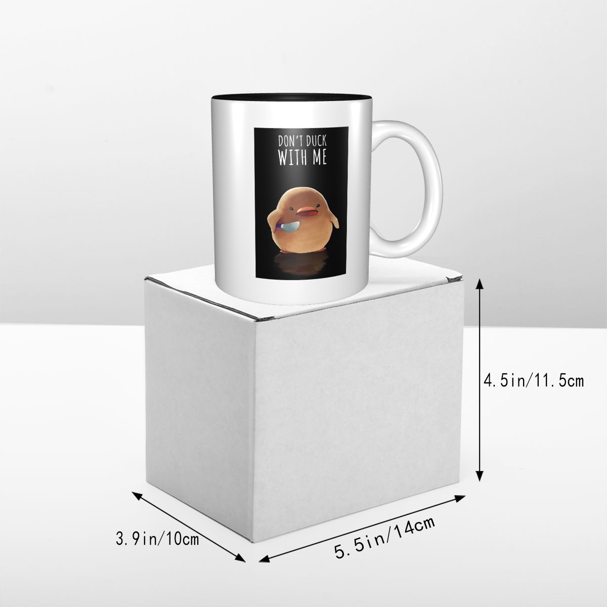 Don't Duck With Me - Meme Mug  - Coffee Tea You And Me 评论和价格