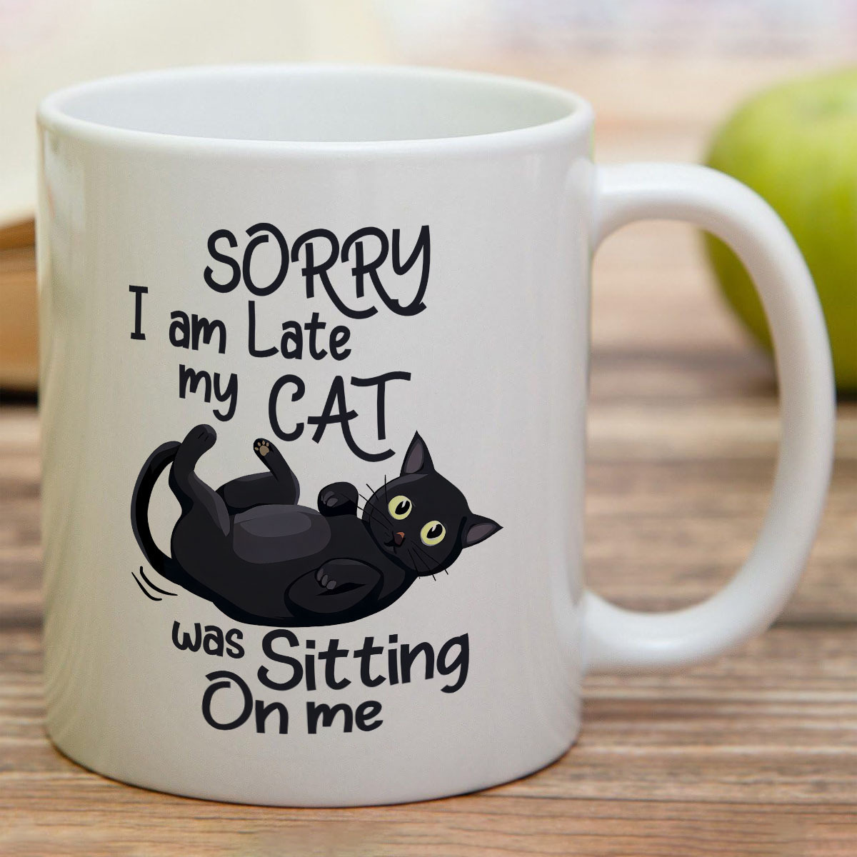 1 Funny Cat Shaped Ceramic Mug - Coffee Tea You And Me 评论和价格