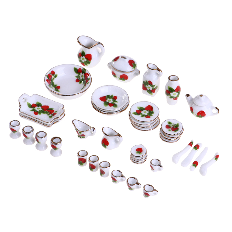 1 Set 1:12 Miniature Doll Hous - Coffee Tea House 评论和价格