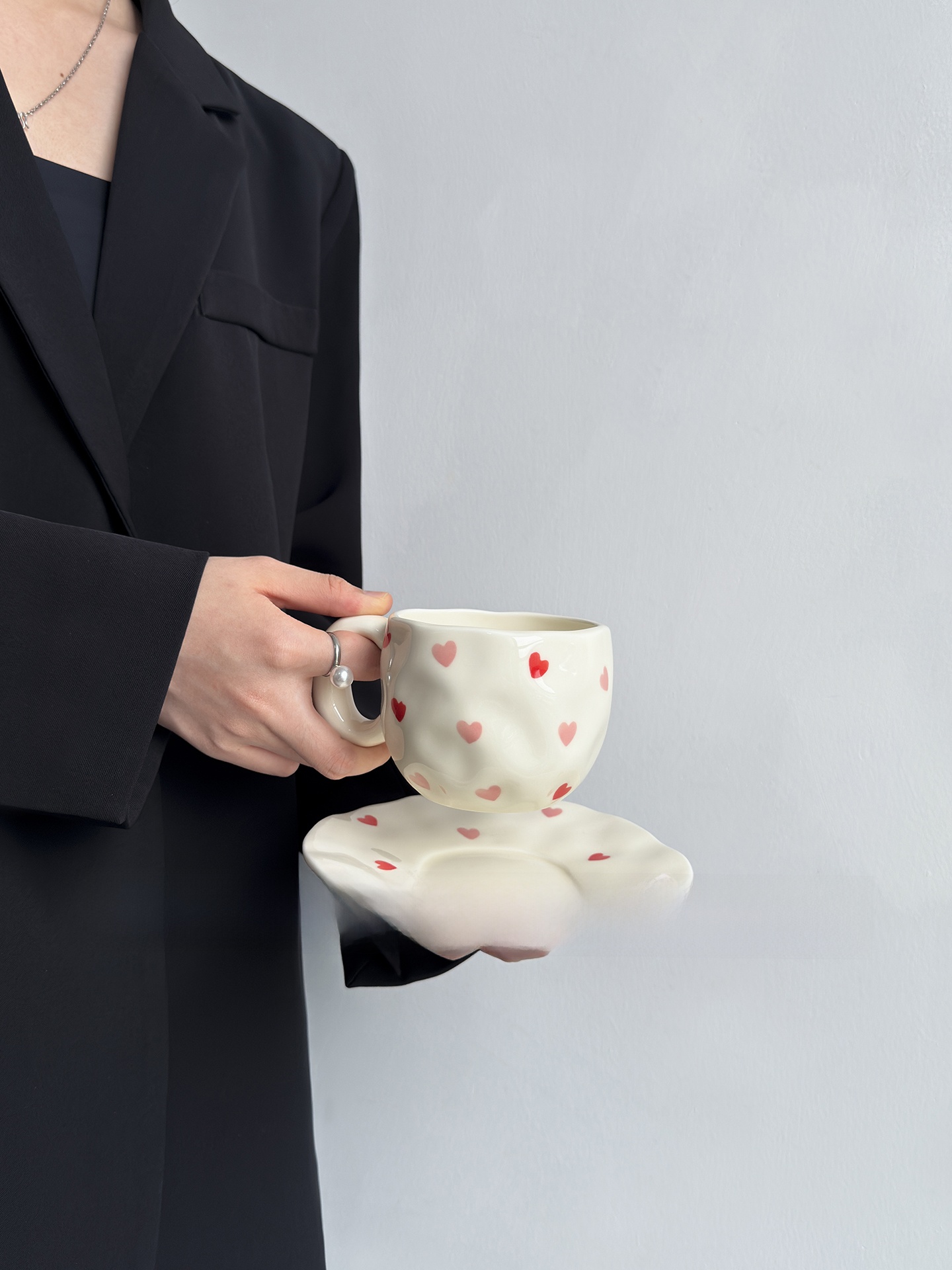 Handmade Orange Coffee Cup And - Coffee Tea Love 评论和价格