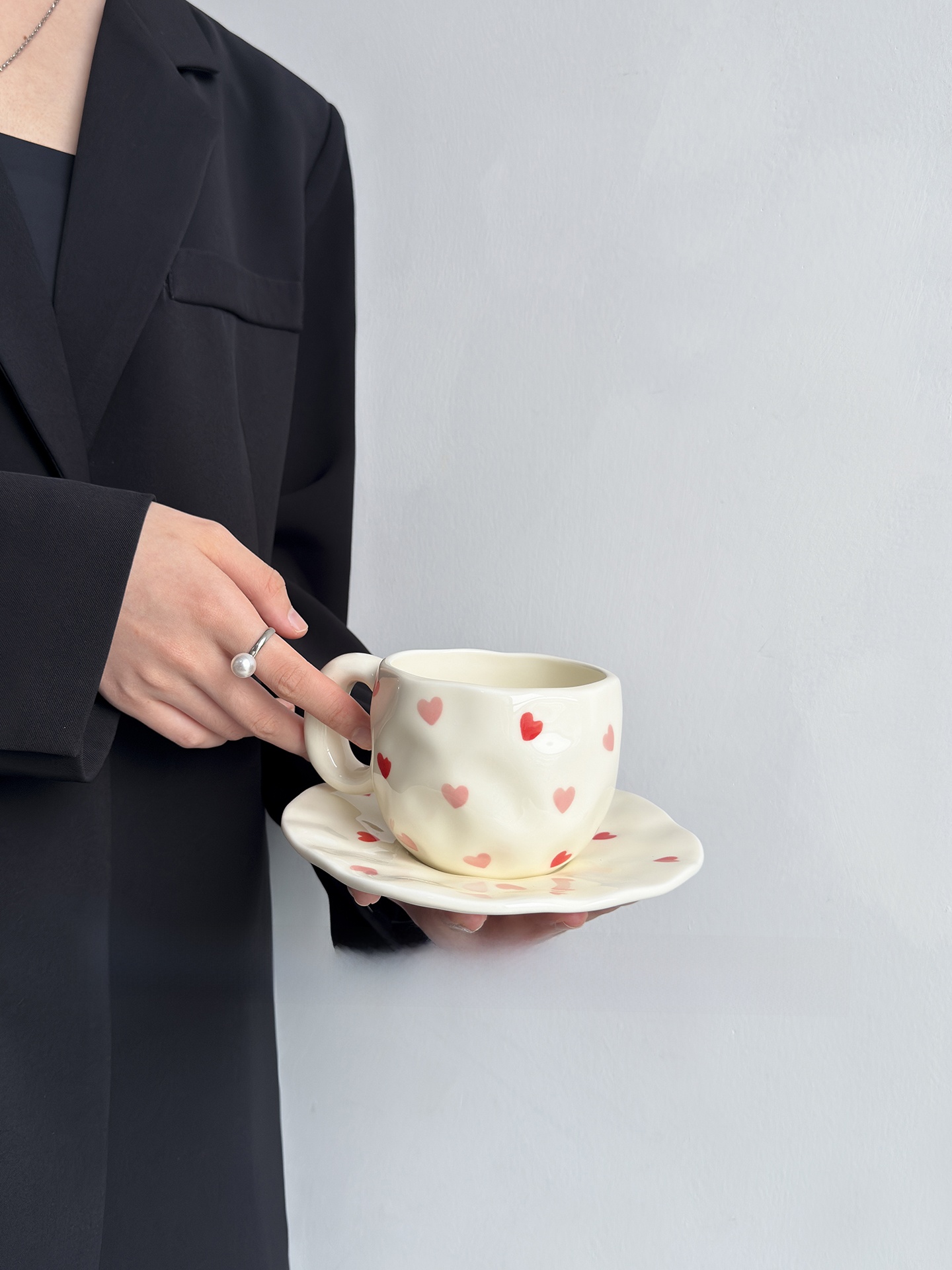 Handmade Orange Coffee Cup And - Coffee Tea Love 评论和价格