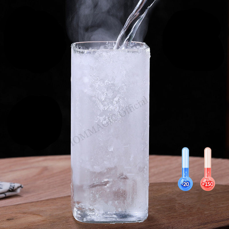 6/4/2/1Pcs Square Glass Cup Co - Water Tea And Coffee 评论和价格